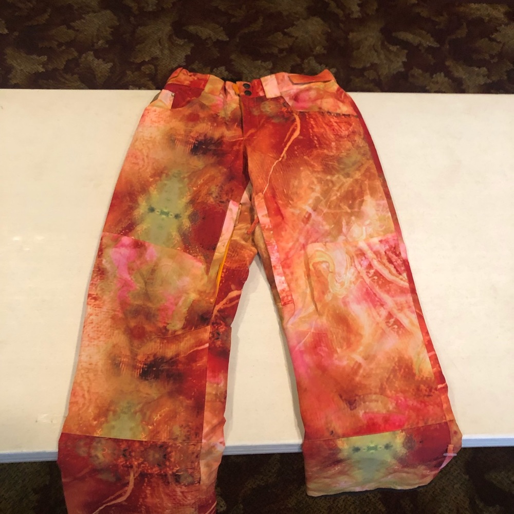 Liquid snow pants
